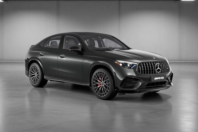 Mercedes Benz Glc Coupe Graphite Grey Color Image